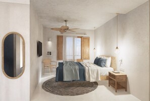 Desk, free WiFi, bed sheets - Hostal Sol y Sombra (Port de la Selva)