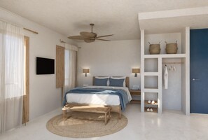 Desk, free WiFi, bed sheets - Hostal Sol y Sombra (Port de la Selva)