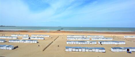 Vlak bij het strand