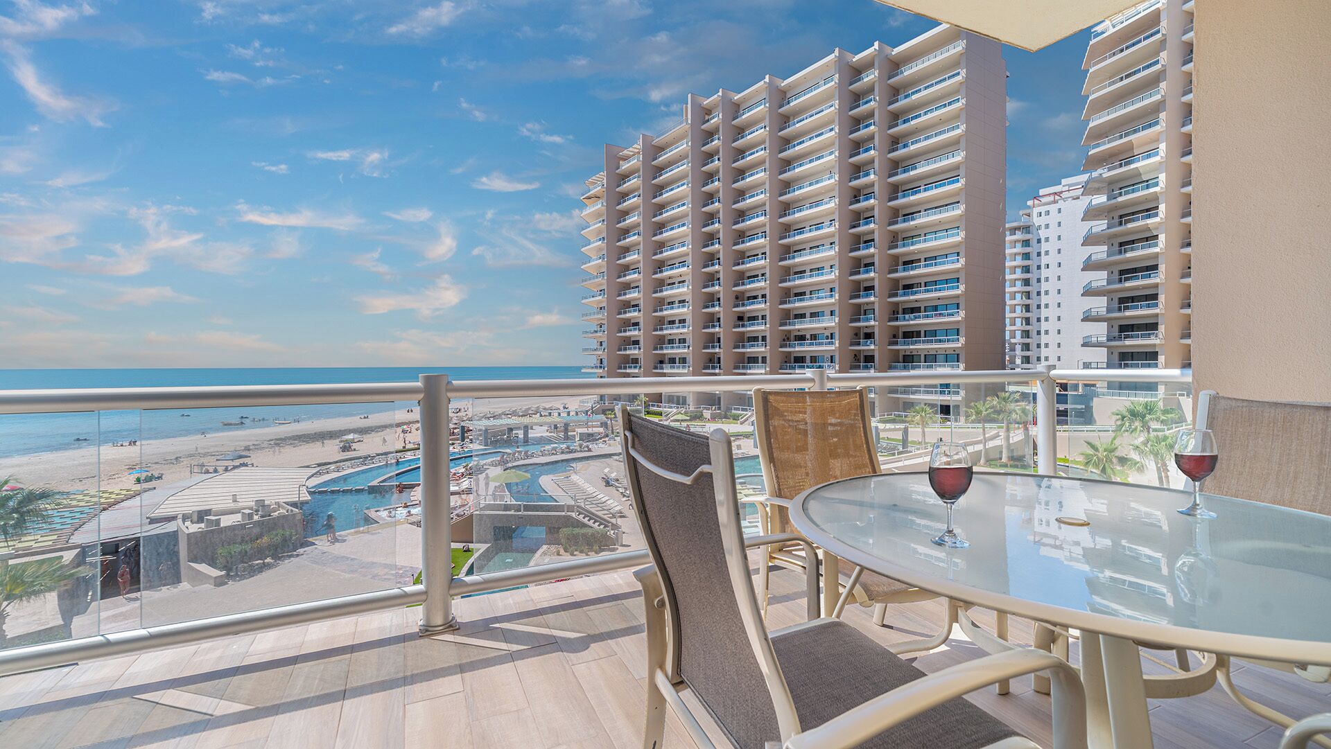 views form the balcony