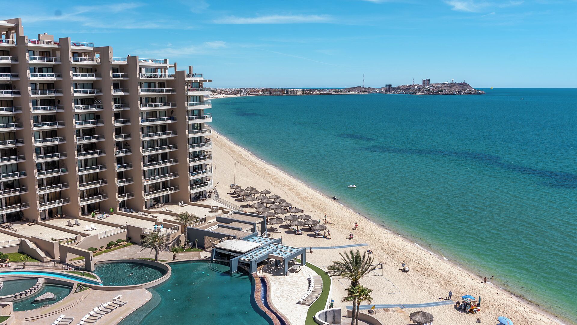 Accommodatie ligt op het strand