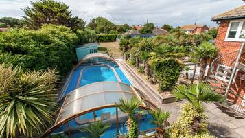 Una piscina riscaldata