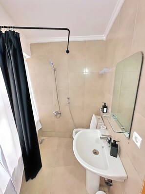 Towels, soap, toilet paper