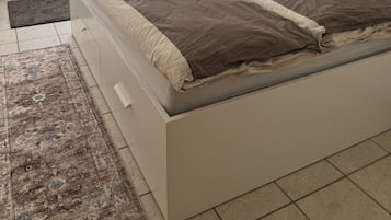 2 bedrooms, iron/ironing board, travel crib, WiFi