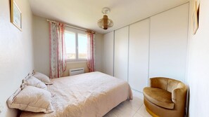 3 chambres, draps fournis