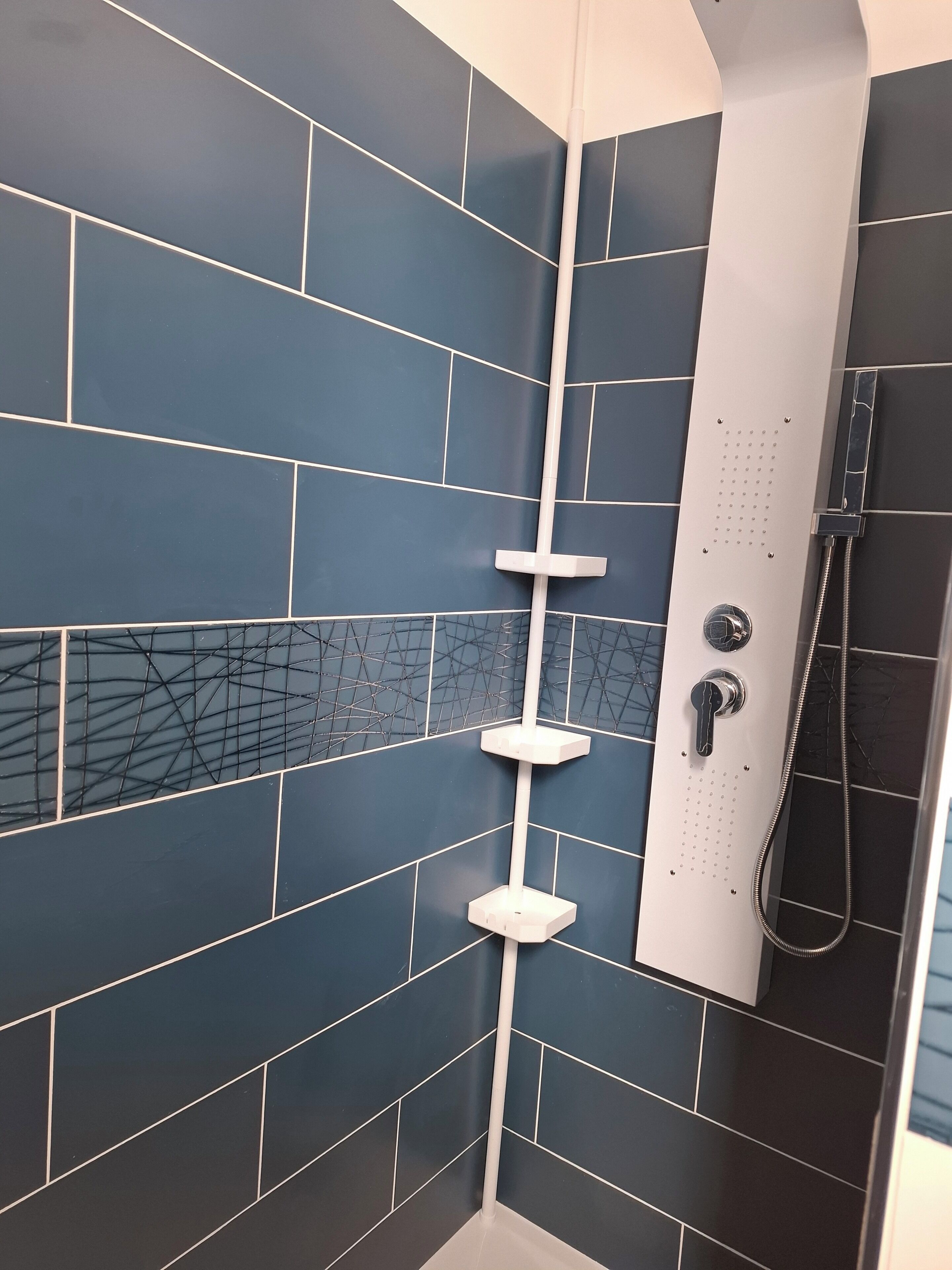 Hair dryer, soap, toilet paper