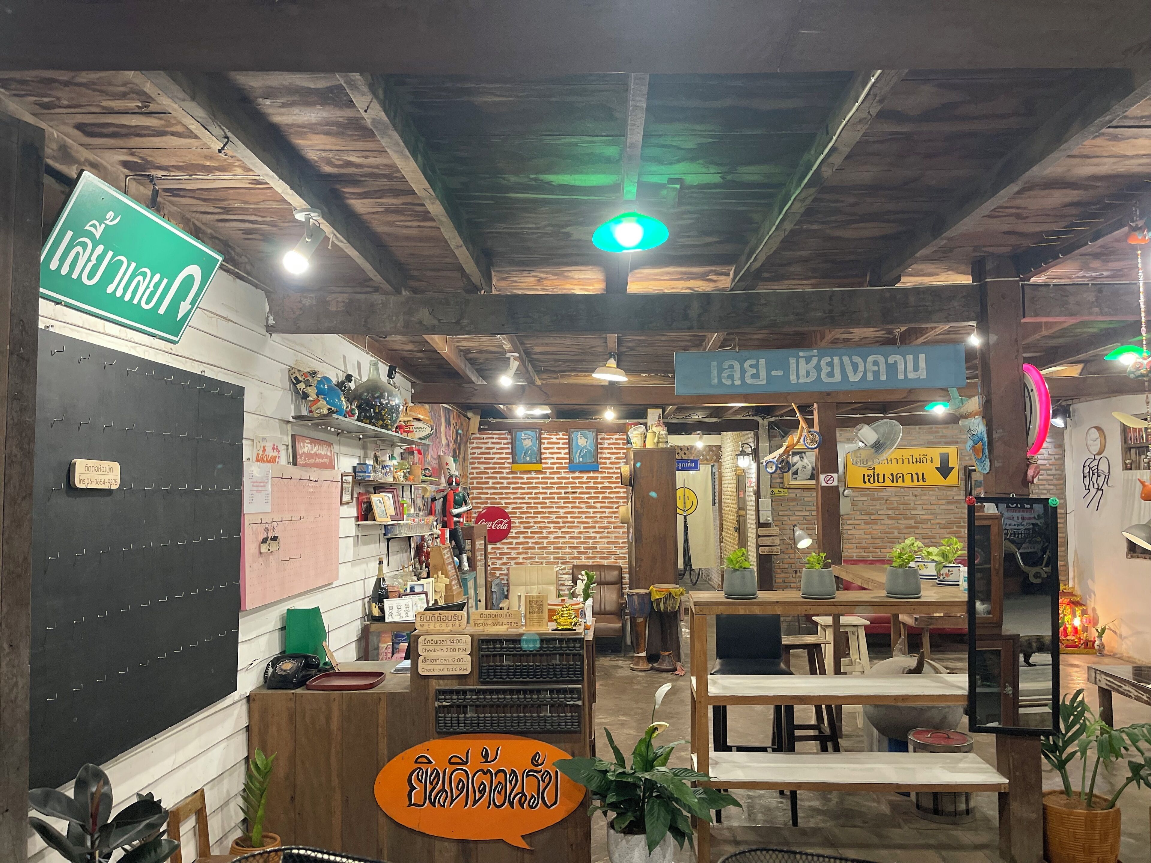 Mostrador para check-in y check-out