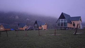 Majoituspaikan julkisivu