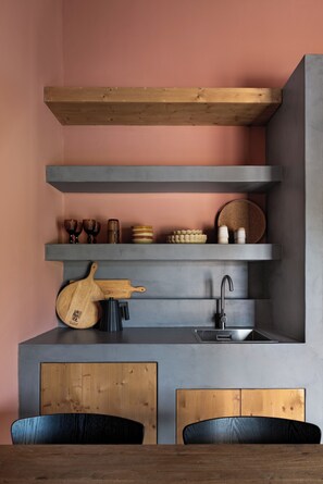 Villa Vicentina III | Cozinha privada | Máquina de café expresso, chaleira elétrica
