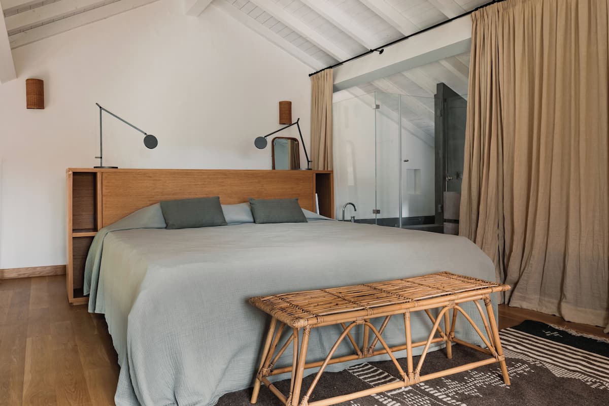 1 habitación y ropa de cama de alta calidad