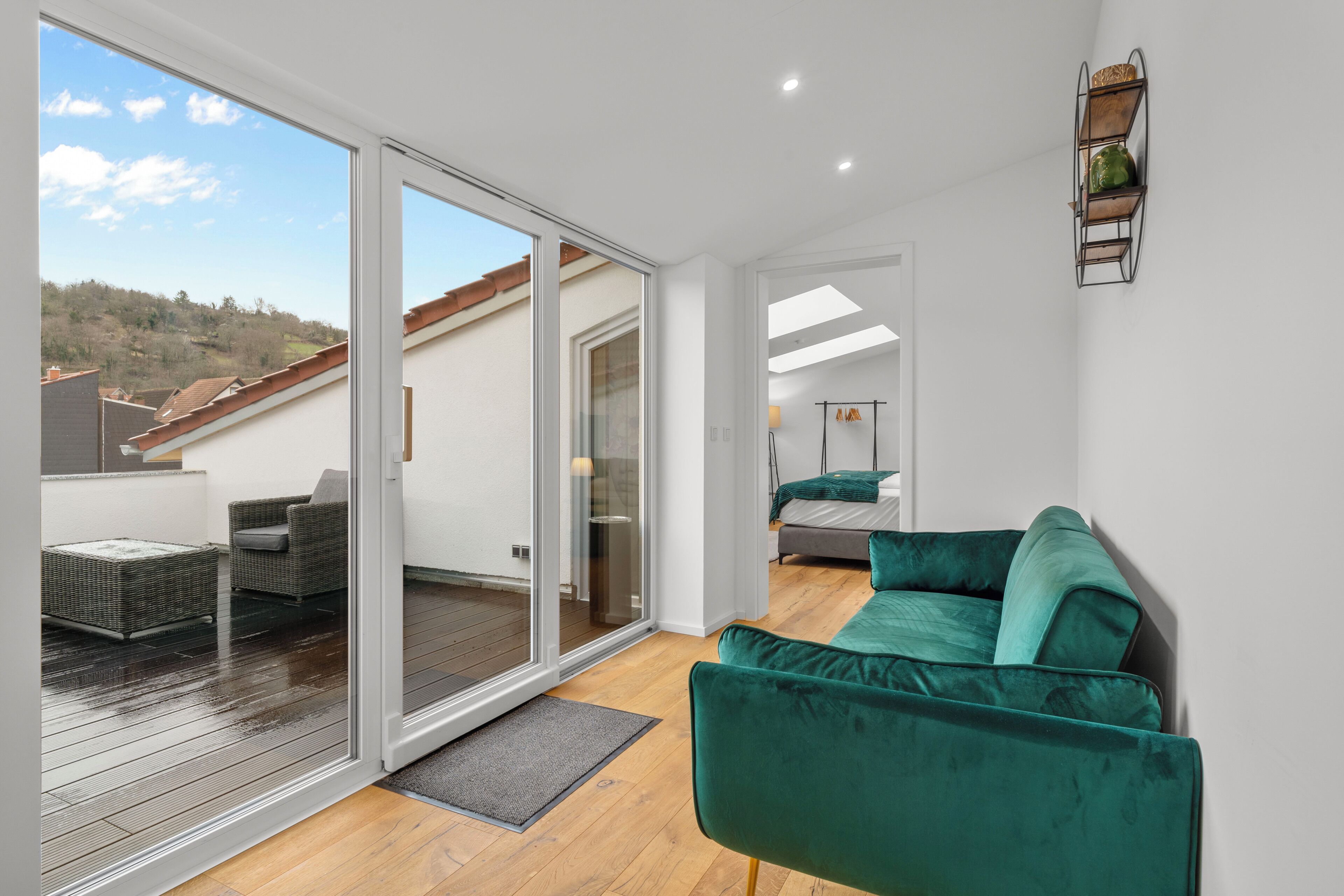 Condo Deluxe, balcon | Intérieur
