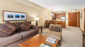 TV, fireplace - Whistler - Horstman House - 1 Bedroom #405 (Whistler)