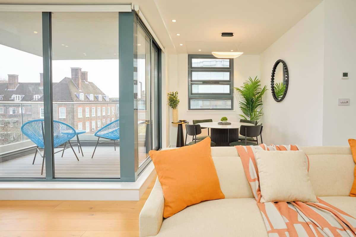 Deluxe-Apartment, Balkon