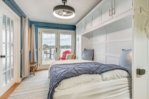Apartment (0 Bedroom) | Interior - Dock, Deck & View: Lakefront Chippewa Falls Studio (Chippewa Falls)