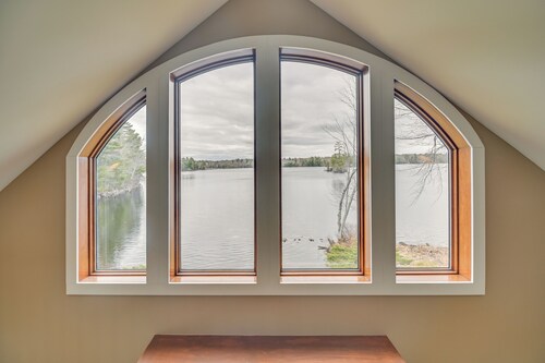 Waterfront Cabin w/ Deck: Serene Eddington Escape