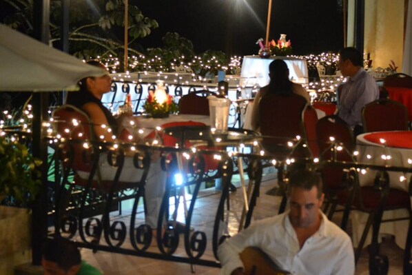 Espace banquet en plein air