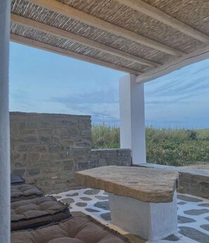 Terrace/patio - Louloudas rooms (studios) (Παρος)
