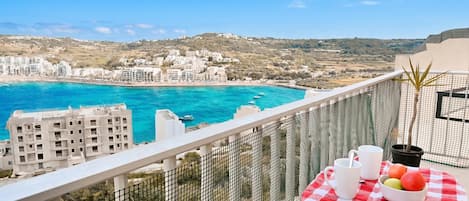 Appartement Standard, plusieurs chambres (Seaview Apart 5mn From Sea Xemxija) | Restauration extérieure