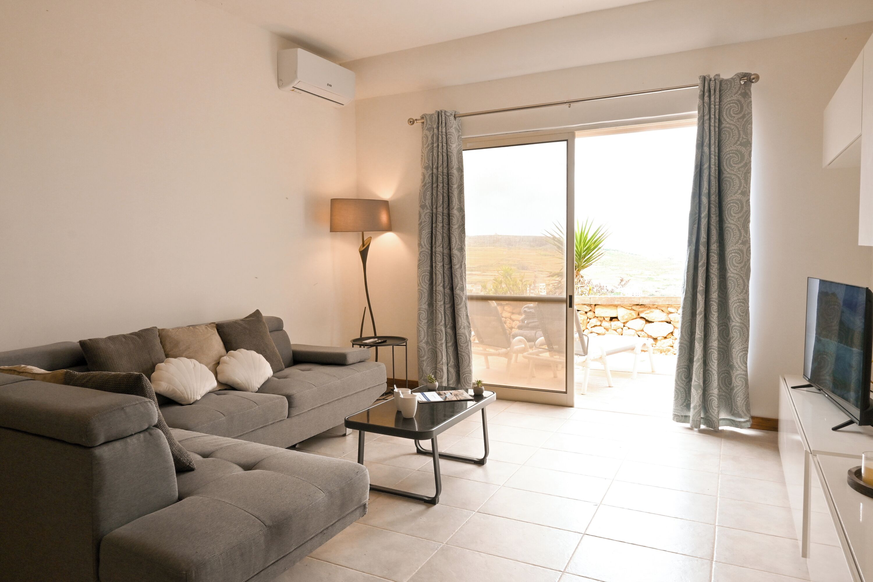Appartement Standard, plusieurs chambres (Sea & Valley Views Żebbuġ Gozo) | Coin séjour