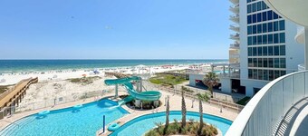 New Complex!  Beachfront 3BR, 3RD FLOOR, LAZY RIVER AND WATER SLIDE!!