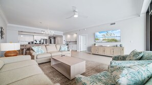 TV - New Complex!  Beachfront 3BR Beauty! LAZY RIVER and WATER SLIDE!! (Gulf Shores)