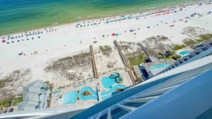 On the beach - New Complex!  Beachfront 3BR Beauty! LAZY RIVER and WATER SLIDE!! (Gulf Shores)