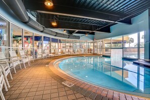 Indoor pool, a heated pool