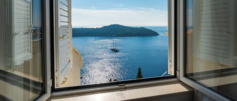 Blick von der Unterkunft