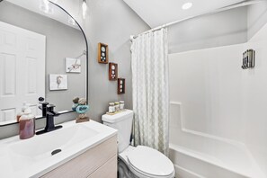 Towels, soap, toilet paper