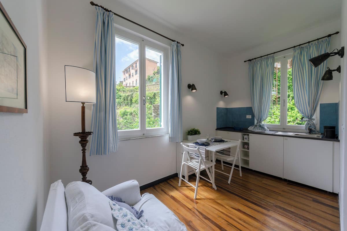 Leilighet – standard, flere soverom (Balcony Apartment B Vernazza) | Oppholdsområde