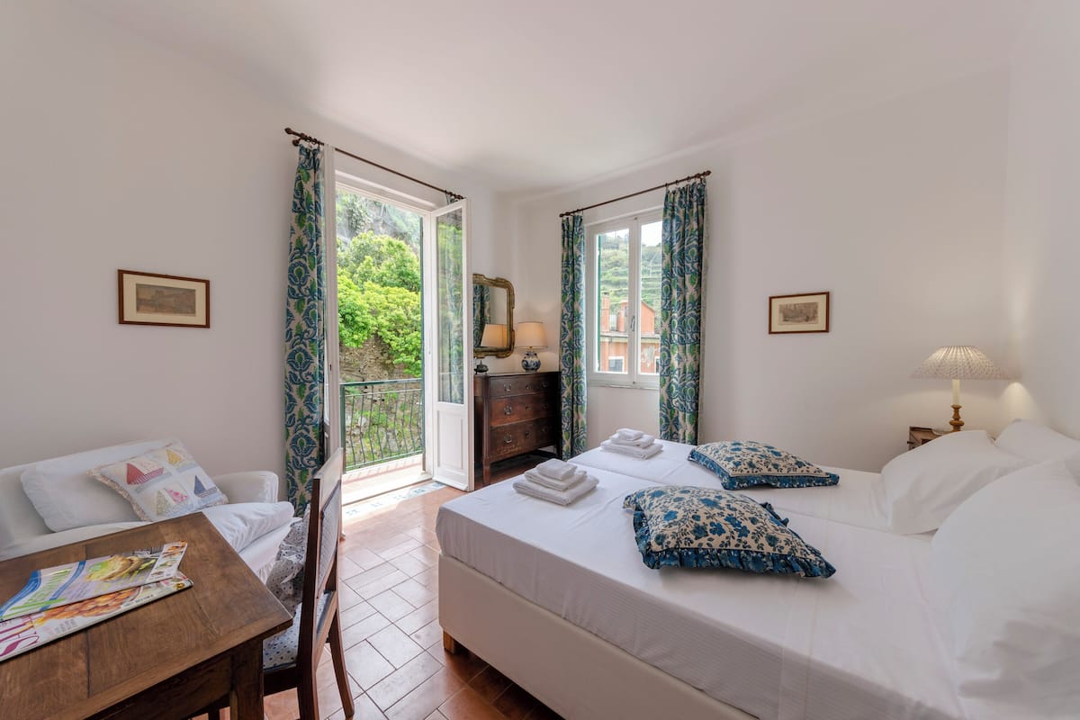 LÀgenhet Standard - flera sovrum (Balcony Apartment B Vernazza) | 2 sovrum, gratis wi-fi och sÀngklÀder