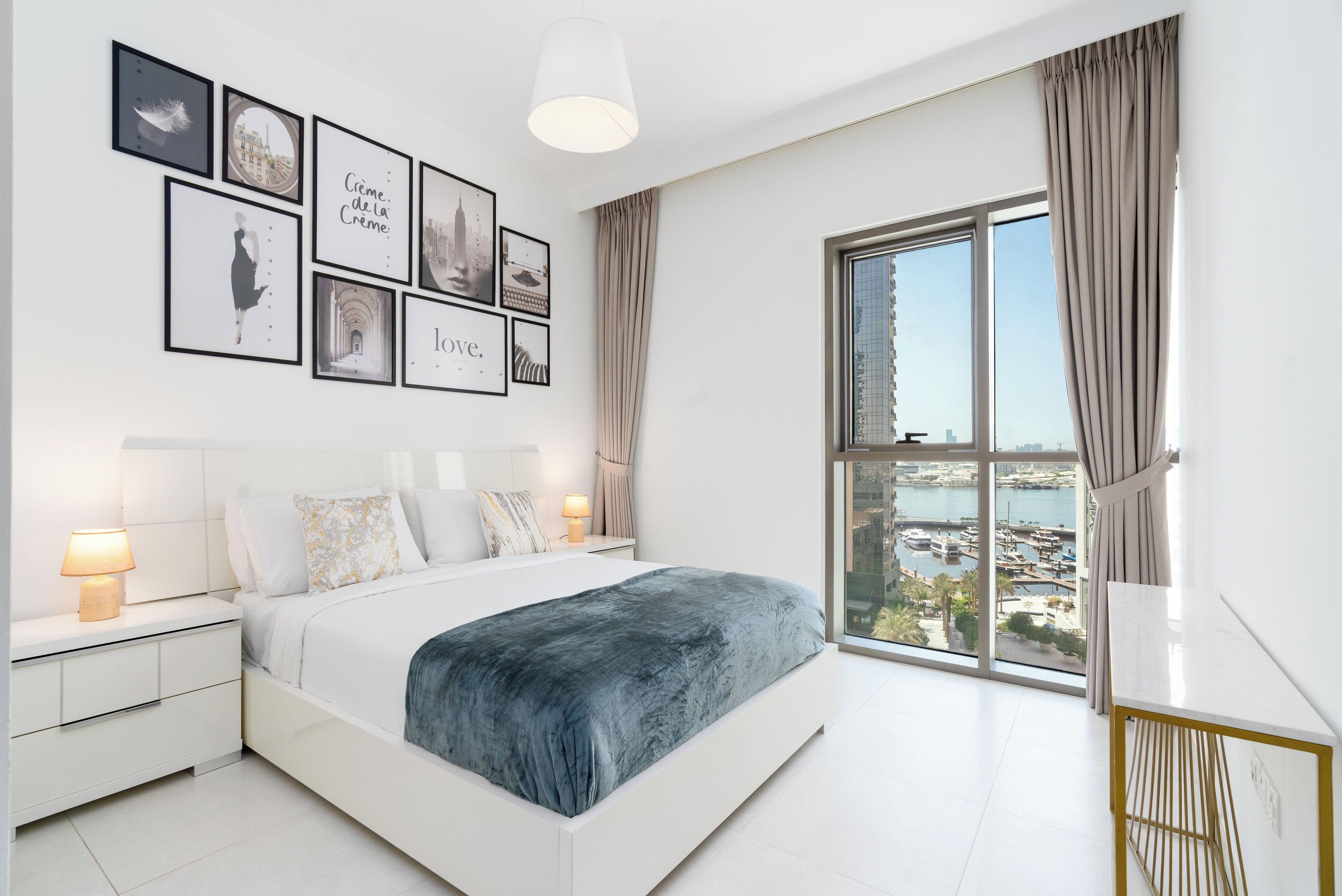 Departamento Premium, vista al puerto | 2 habitaciones y caja de seguridad en la habitación 