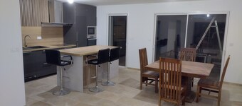 Villa in the countryside in an Occitan village with medieval castle