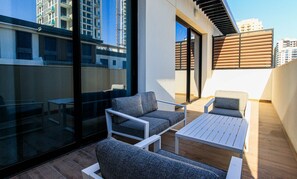 Apartment, Balcony, City View | Balcony - Modern 1BR Living in Oakley Square (Dubai)