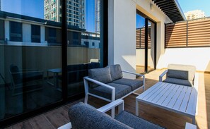 Apartment, Balcony, City View | Balcony - Modern 1BR Living in Oakley Square (Dubai)