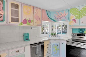 Fridge, microwave, dishwasher, coffee/tea maker - Waterfront Paradise in Marathon Key – 3BR Home with Private Canal Access! (MARATHON)