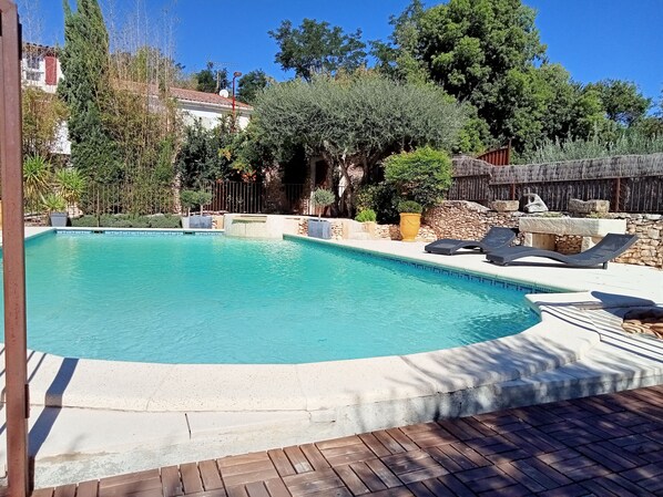 Alberca al aire libre 