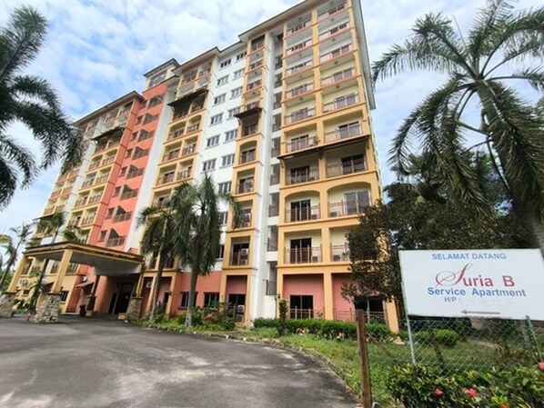 Fassade der Unterkunft