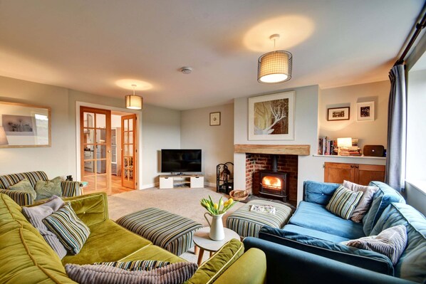 House | Living area | Fireplace