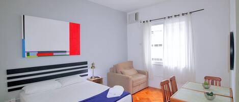 Căn hộ phong cách cổ điển | 1 phòng ngủ, màn/rèm cản sáng, phòng cách âm