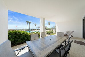 Signature Condo, 3 Bedrooms, Balcony, Pool View | Balcony - Windward Pointe 104 (Orange Beach)