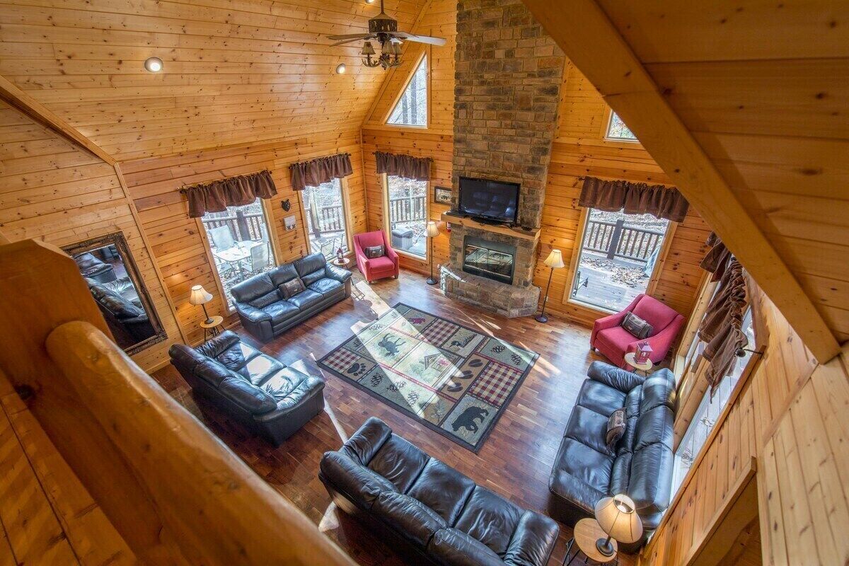 TV, fireplace, DVD player, foosball