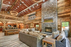 Interior - Coal Mine | Hocking Hills, 8BR, Pool & Bowling (Logan)