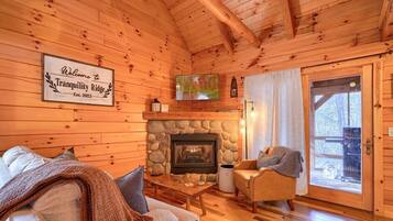 TV, fireplace, DVD player