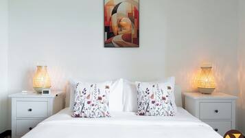 奢华公寓, 城市景观 | 1 多间卧室、婴儿床、免费 WiFi、床单