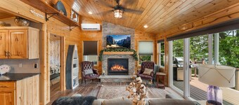 Cozy Lakefront Cabin with Modern Comforts & Scenic Views