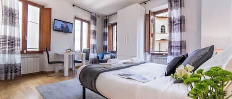 In-room safe, desk, laptop workspace, blackout curtains