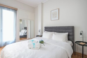 2 bedrooms, iron/ironing board, free WiFi, bed sheets