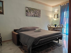Deluxe appartement, balkon | Woonruimte