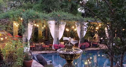 The Birdcage Saloon is true hidden gem, in a secret garden. Romance awaits here